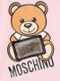 Moschino Kids Sweater met logopatch Roze - Thumbnail 3