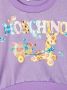 Moschino Kids Sweater met logoprint Paars - Thumbnail 3
