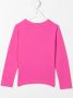 Moschino Kids Sweater met logoprint Roze - Thumbnail 2