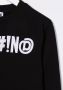 Moschino Kids Sweater met logoprint Zwart - Thumbnail 3