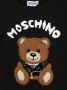 Moschino Kids Sweater met logoprint Zwart - Thumbnail 3