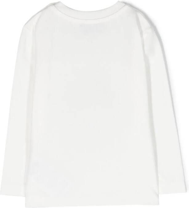 Moschino Kids T-shirt met print Wit