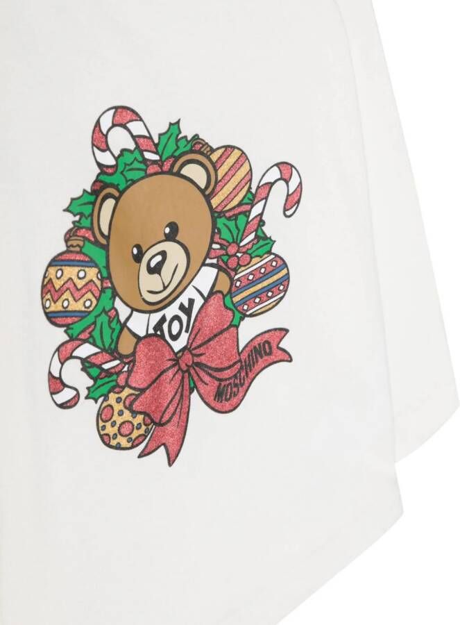 Moschino Kids T-shirt met print Wit