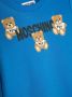 Moschino Kids Sweater met teddybeerprint Blauw - Thumbnail 3