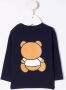 Moschino Kids Sweater met teddybeerprint Blauw - Thumbnail 2