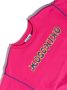 Moschino Kids Sweaterjurk met geborduurd logo Roze - Thumbnail 3