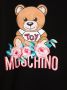 Moschino Kids Sweaterjurk met print Zwart - Thumbnail 3