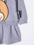 Moschino Kids Sweaterjurk met teddybeerprint Grijs - Thumbnail 3