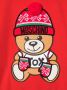 Moschino Kids Sweaterjurk met teddybeerprint Rood - Thumbnail 3