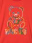 Moschino Kids Sweaterjurk met teddybeerprint Rood - Thumbnail 3