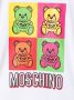 Moschino Kids Sweaterjurk met teddybeerprint Wit - Thumbnail 3