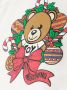 Moschino Kids T-shirt met glitter Wit - Thumbnail 3