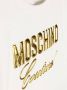 Moschino Kids T-shirt met logo-reliëf Beige - Thumbnail 3