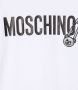 Moschino Kids T-shirt met logo Wit - Thumbnail 3
