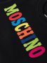 Moschino Kids T-shirt met logo Zwart - Thumbnail 3