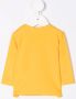 Moschino Kids T-shirt met logoprint Geel - Thumbnail 2