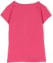 Moschino Kids T-shirt met logoprint Roze - Thumbnail 2