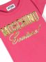 Moschino Kids T-shirt met logoprint Roze - Thumbnail 3