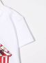 Moschino Kids T-shirt met logoprint Wit - Thumbnail 3