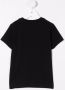 Moschino Kids T-shirt met logoprint Zwart - Thumbnail 2