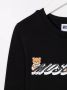 Moschino Kids T-shirt met logoprint Zwart - Thumbnail 3
