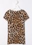 Moschino Kids T-shirt met luipaardprint Beige - Thumbnail 2