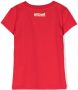 Moschino Kids T-shirt met print Rood - Thumbnail 2