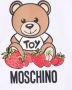 Moschino Kids T-shirt met print Wit - Thumbnail 3