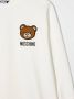 Moschino Kids T-shirtjurk met applicatie Wit - Thumbnail 3