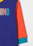 Moschino Kids T-shirtjurk met colourblocking Paars - Thumbnail 3