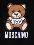 Moschino Kids T-shirtjurk met logoprint Zwart - Thumbnail 3