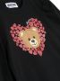 Moschino Kids Katoenen T-shirt Zwart - Thumbnail 3