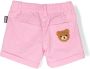 Moschino Kids Gekreukte shorts Roze - Thumbnail 2