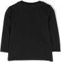 Moschino Kids Katoenen sweater Zwart - Thumbnail 2