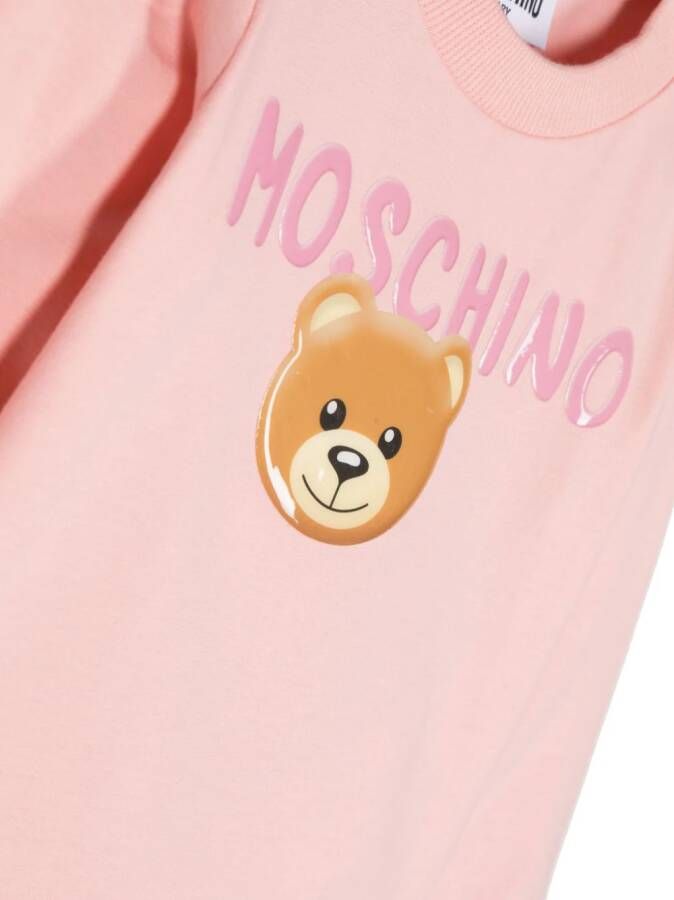 Moschino Kids Stretch sweater Roze