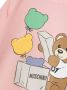 Moschino Kids Sweater met teddybeerprint Roze - Thumbnail 3