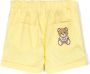 Moschino Kids Shorts met teddybeer Geel - Thumbnail 2