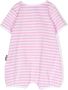 Moschino Kids Gestreept babypakje Roze - Thumbnail 2