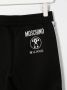 Moschino Kids Trainingsbroek met logo afwerking Zwart - Thumbnail 3