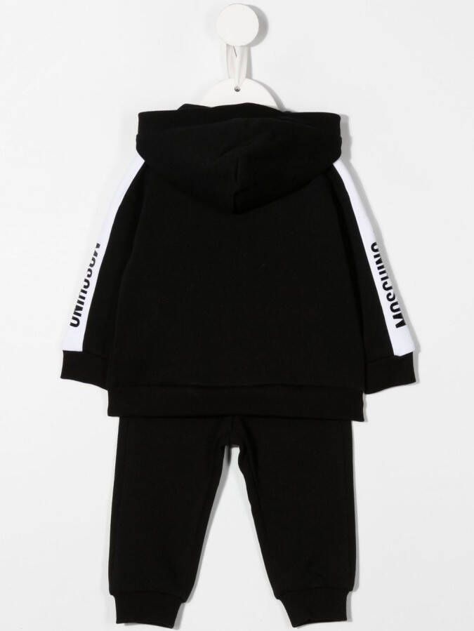 Moschino Kids Trainingspak met patch Zwart