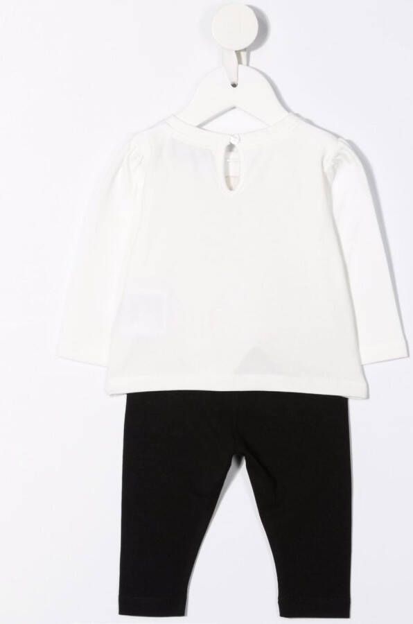 Moschino Kids Tweedelige set Wit