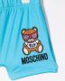 Moschino Kids Zwembroek met logoprint Blauw - Thumbnail 3