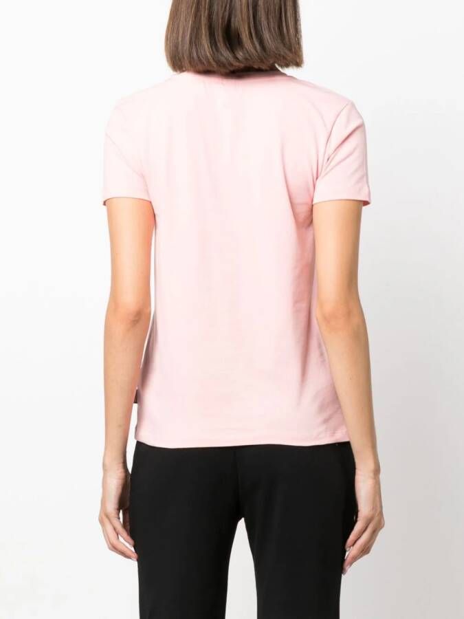 Moschino T-shirt met print Roze