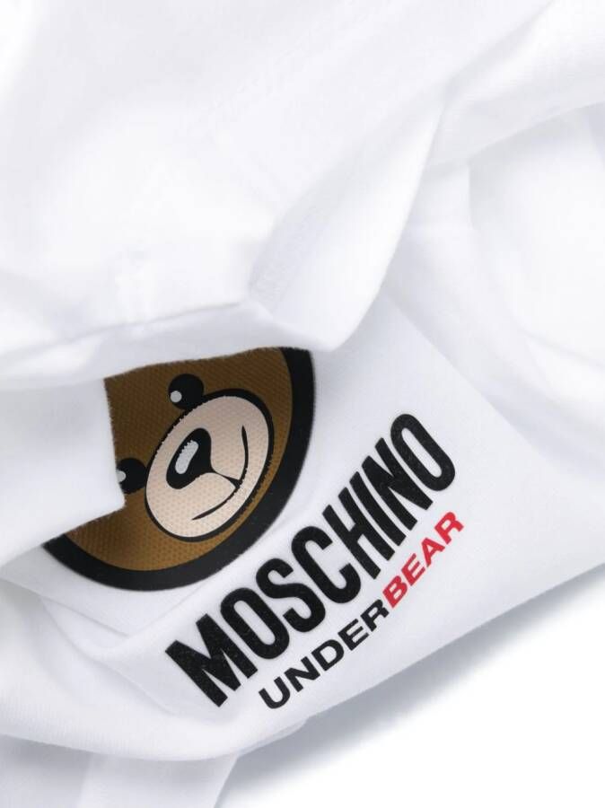 Moschino T-shirt met print Wit