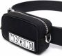 Moschino Leren riem Zwart - Thumbnail 2