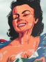 Moschino Shopper met print Blauw - Thumbnail 4