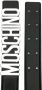 Moschino logo belt Zwart - Thumbnail 2