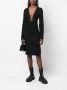 Moschino Jurk met logoplakkaat Zwart - Thumbnail 2