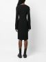 Moschino Jurk met logoplakkaat Zwart - Thumbnail 4