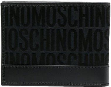 Moschino Portemonnee met logo Zwart